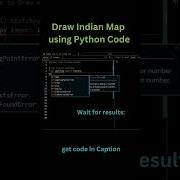 Draw Indian Map Using Python Code Happyindependencefay Independenceday Trending Shorts Python