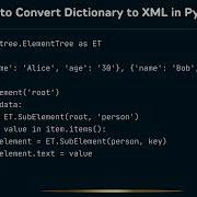How To Convert Dictionary To XML In Python