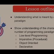 Year 13 Lesson 37 Programming Paradigms