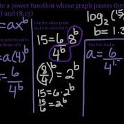 Write And Apply Exponential And Power Functions