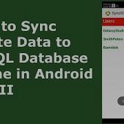 HOW TO SYNC SQLITE DATA TO MYSQL DATABASE ONLINE IN ANDROID PART II