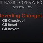 DevOps Git Revert Reset Checkout Git Tutorial For Beginners Git Undo Changes
