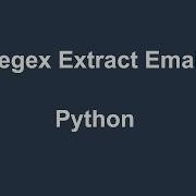 Selenium Python Regex Extract Email