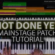 Not Done Yet MainStage Patch Keyboard Tutorial Vertical Worship