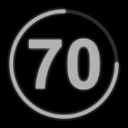 70 Second Countdown Timer With Clock Ticking Sound Finish Alarm Beep Timer Clock Countdown