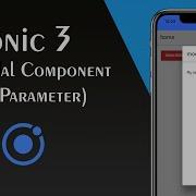 Ionic 3 7 Modal Component Get Parameter