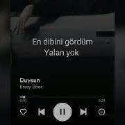Ersay Üner Duysun Lyrics