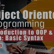 Lect OOP 1 Pengantar Pemprograman Berbasis Obyek Object Oriented Prog OOP Dan Syntax Dasar Java