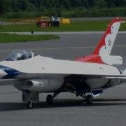 Remote Controlled United States Air Force USAF Thunderbirds Demonstration F 16 Giant Turbine Jet