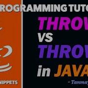 Throw Vs Throws в программировании на Java Обработка исключений Часть 3