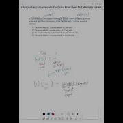 Interpreting Statements That Use Function Notation In Terms Of A Context F IF A 2