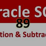 Oracle SQL Developer Tutorial For Beginners 89 Arithmetic Operations Addition And Subtraction
