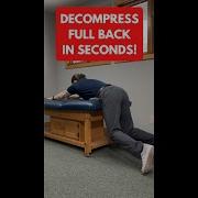 How To Decompress Your FULL BACK In Seconds Shorts