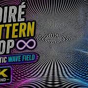 MOIRÉ PATTERN LOOP 4K Hypnotic Wave Field Illusion Trippy Visual Motion Seamless Loop