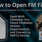 Как открыть файлы FileMaker FileMaker Pro или Claris FileMaker