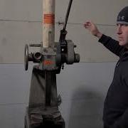 Dake Compound Leverage Arbor Press Model 3 12 Ton Capacity With Stand