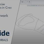 Basic 3D Surface Exercise For Beginners In Creo Exercise 04 Creo Tutorial Curve Network