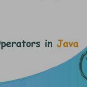 Operators In Java Java Tutorial