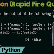Python Programming Rapid Fire Quiz 3
