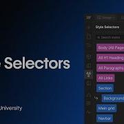 Style Selectors Webflow UI Tutorial
