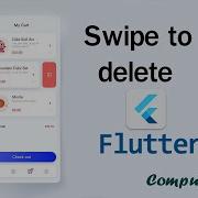 Swipe To Delete In Flutter Computer Code