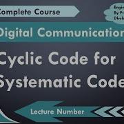 Cyclic Code For Systematic Codeword With Example In Digital Communication By Engineering Funda