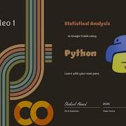 Statistical Analysis In Python Import Explore Summarize Visualize Quantitative Variables