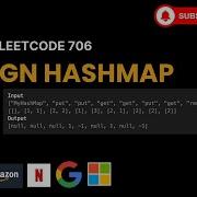 Leetcode 706 Design Hashmap Python Faang Interview Coding Dsa Leetcode Codinginterview