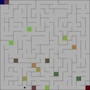 Solving Maze 20 X 20 With Loops And Portals Using Q Learning