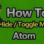 Atom Hide Toggle Menu Bar