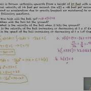Integrating Acceleration To Find Velocity Position
