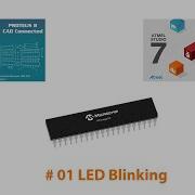LED Blinking Proteus Simulation Using ATmega16