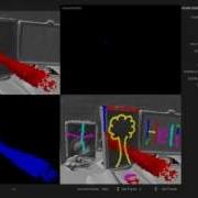 Human Interaction On Real Time Reconstructed Surfaces