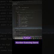 Python Number Guessing Game Python Pythonforbeginners Pythonprogramming Pythontutorial