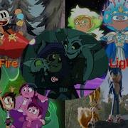 Multifandom AMV Just Like Fire Light Em Up Party Time