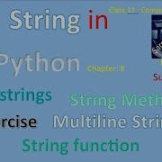 Python String Manipulation Class 11 Computer Science Chapter 8 Explained