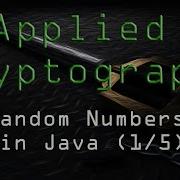 Applied Cryptography Random Numbers In Java 1 5