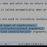 Constructor Java 11