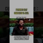 Java V S Python Developer Memes Shorts Ytshorts Funny Codingmemes