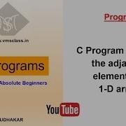 C Program To Swap The Adjacent Elements In The Given Array