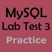 My SQL Lab 3 Practical Session