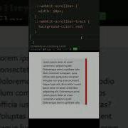 Custom Scrollbar In Css Shorts