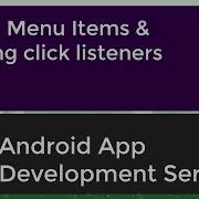 Android Application Development Tutorial For Beginners 16 2017 Using Menu Item Its Listener