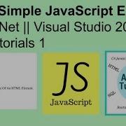 Simple Javascript Example In Asp Net Visual Studio 2015 Javascript Tutorials 1
