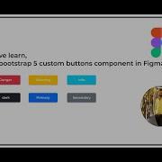 How To Create Custom Bootstrap 5 Button Component In Figma