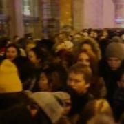 Очередь перед концертом Tokio Hotel Москва 29 10 2015 Известия Hall