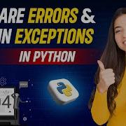 What Are Errors And Built In Exceptions In Python Python Tutorial Python Full Course For Beginner