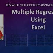 Multiple Regression Using Excel Regression Multiple Regression Excel Interpretation