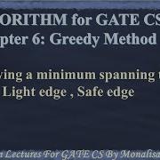 Ch 6 11 Growing A Minimum Spanning Tree Cut Light Edge Safe Edge Greedy Algorithm