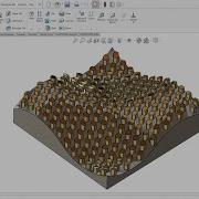 SolidWorks Tutorial Fill Pattern On Surface